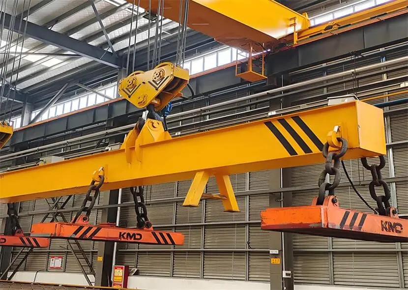 越南鋼鐵廠項目QC電磁橋式起重機